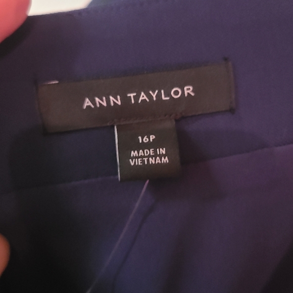 Ann Taylor Classic Navy Pencil Skirt Size 16P - Picture 3 of 8
